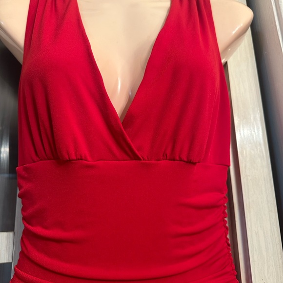 Splendid Red salsa style dress size M, bell skirt - Picture 7 of 16